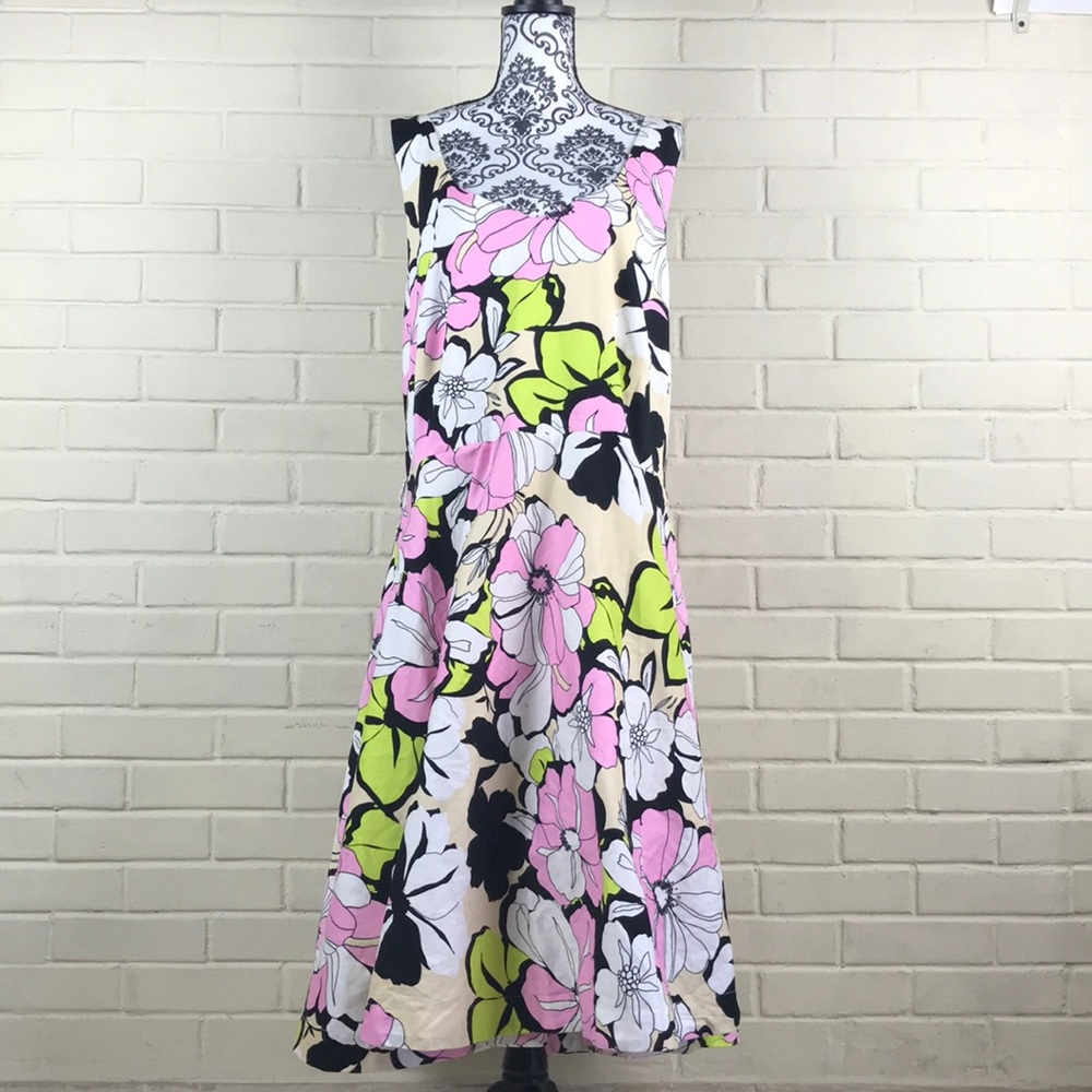 City Chic Dress Etched Floral